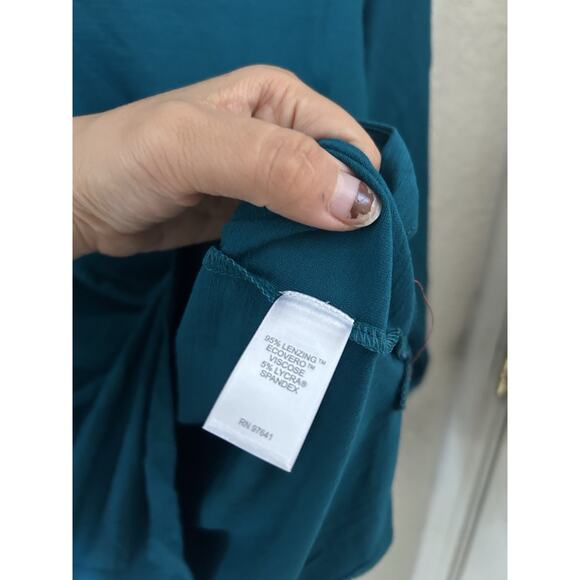 J. Jill Wearever Rolled-Cuff Slub-Knit Top Size SP NWT $75 - Picture 4 of 6